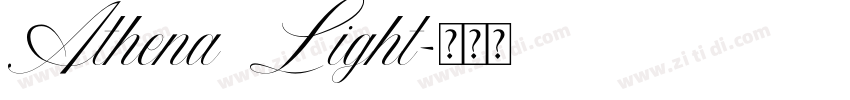 Athena Light字体转换